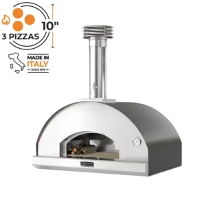 Fontana Mangiafuoco Anthracite Build In Wood Pizza Oven