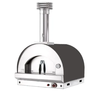 Fontana Margherita Anthracite Countertop Dual Fuel Pizza Oven