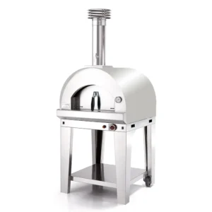 Fontana Margherita Stainless Steel Dual Fuel Pizza Oven Including Trolley