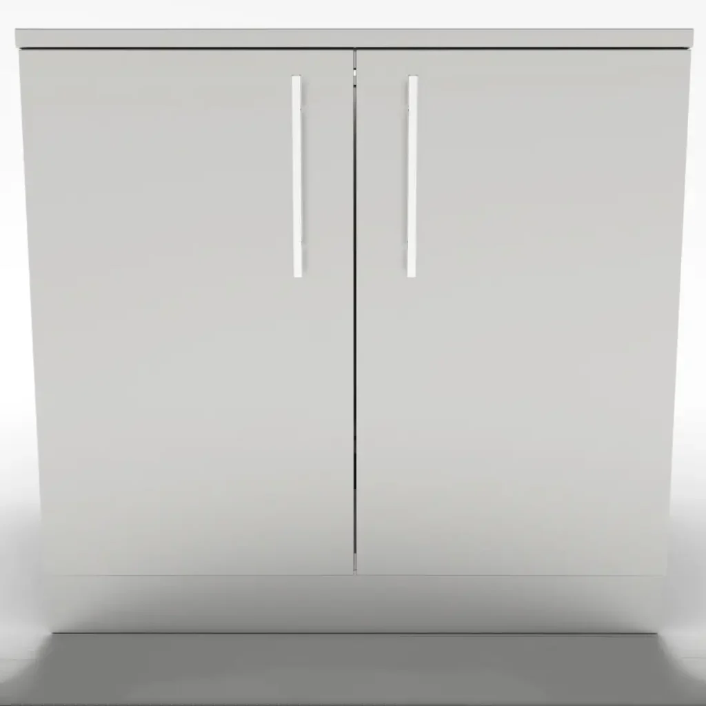 Sunstone Cabinet for Storage with Double Door and Shelves