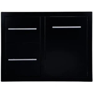 Sunstone Black Series Double Drawer Trash Combo 36"